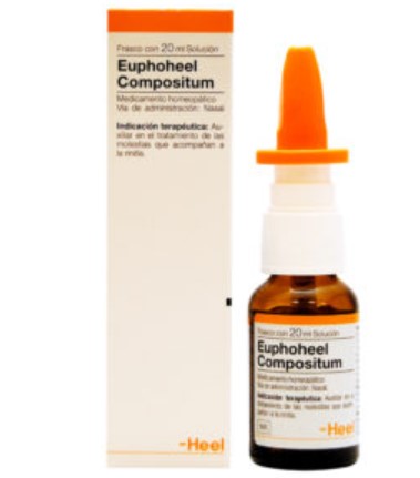Euphoheel compositum Inalador Tratamiento para rinitis alergica y sinusitis